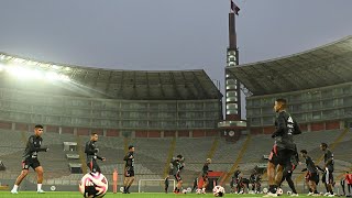 La Bicolor entrenó en el estadio Nacional [upl. by Driscoll]