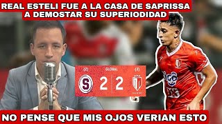 SUBESTIMARON A REAL ESTELI Y TERMINARON ACEPTANDO SU SUPERIODIDAD VS SAPRISSA  COPA CENTROAMERICANA [upl. by Susumu]