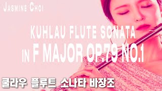 Kuhlau Flute Sonata in F Major Op79 No1  JasmineChoi flute flutist [upl. by Tollmann331]