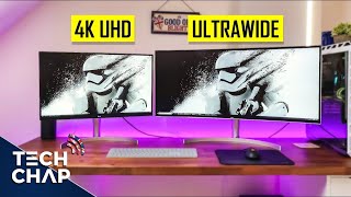 UltraWide 219 vs UHD 4K Monitors  Best for Work amp Gaming 2018  The Tech Chap [upl. by Marlon]