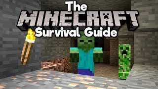 Your First Time Caving ▫ The Minecraft Survival Guide 113 Lets Play  Tutorial Part 3 [upl. by Lleze]