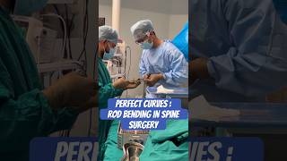 How Spine Surgeons Bend the Rod Before it is Fixed 💪 [upl. by Latoya]