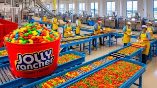 How Candy Is MadeProcessing Millions of CandiesCandy FactoryJelly discovery [upl. by Holey]