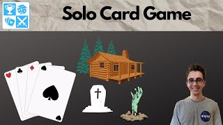 Fighting zombies in a cabin Dead Center Solo Card Game Playthrough [upl. by Kynan]