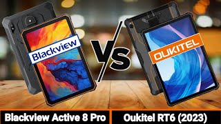 Blackview Active 8 Pro VS Oukitel RT6  Best Rugged Tablet 2023 [upl. by Anisirhc412]