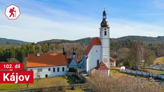 Kájov – kostel klášter kaple  102 díl – Jihočeské víkendy 4K [upl. by Notlek]