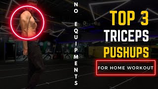 Tricep Pushups Sculpt Your Arms  Home Workout [upl. by Monson]