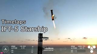 IFT 5  StarShip Test SpeedUp [upl. by Nwadal]