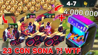 HƠN 4 TRIỆU DAME KHI CÓ TẬN 23 CON SONA TRONG 1 TRẬN  HƠN 1000 VÀNG  VÔ HẠN MÁY NHÂN BẢN MÙA 10 [upl. by Anilyx]