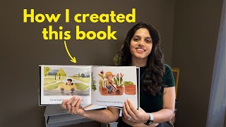 DIY book  tutorial  Idea to Book  Step by step  Children’s storybook  Unique gift idea [upl. by Nairbal244]