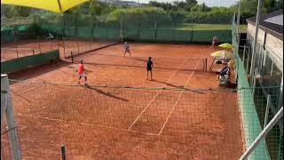 Roberto Franchin competing with the twohandled tennis racket [upl. by Aicinad]