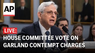 LIVE House committee hearing on AG Merrick Garland contempt charges [upl. by Quintin]