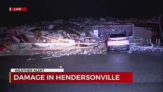 Storm damage in Hendersonville TN [upl. by Yramliw]