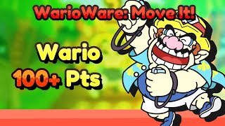 WarioWare Move It  Wario  100 Points [upl. by Nodnil466]