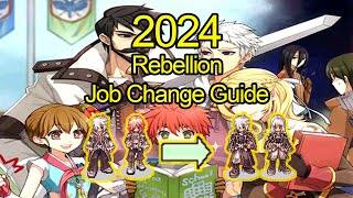 iRO  Ragnarok Online Rebellion  Job Change Guide  2024 [upl. by Beyer]