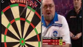 Tony OShea vs Gary Anderson  Part 4  2009 Lakeside Championships Quarter Finals [upl. by Aleen]