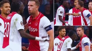 Drama on the Pitch Ajax Teammates FIGHT MidGame [upl. by Atauqal543]