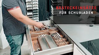 Küche Organisieren I Der Perfekte Besteckeinsatz Für Die Schublade I Küchen Zubehör I TippsampTricks [upl. by Kwapong]