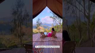 Hideaway Glamping Kintamani Tranquality with Forest and Mount Agung villa hotel resort cottage [upl. by Reyna635]