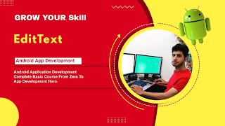 8Edit Text  Android App Design Basics  URDU  HINDI [upl. by Akirat342]