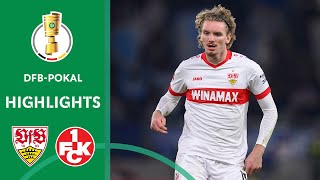 Führich redeems Stuttgart  VfB Stuttgart vs 1 FC Kaiserslautern 21  Highlights  DFBPokal [upl. by England142]