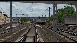 17016 VISAKHA EXPRESS TSCR GAMEPLAY IR MSTS [upl. by Enneicul627]