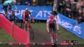 VAN DER POEL vs VAN AERT Epic Showdown  ciclocross HULST 2023 [upl. by Imer935]