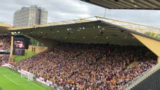 Wolves fans sing Raúl Jiménez song Sí Señor [upl. by Hannahs]