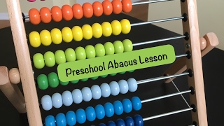 Preschool Abacus Lesson [upl. by Odey]