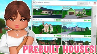 🏠Touring ALL The PREBUILT HOUSES in Bloxburg🏠 [upl. by Yerfoeg]