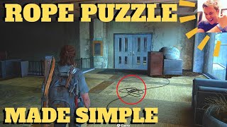 The Last of Us 2  Conference Center Rope Puzzle Chapter 18 The Seraphites Seattle Day 2 TLOU2 [upl. by Barrus]