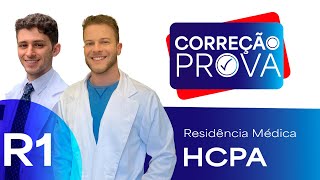 Gabarito Residência Médica HCPARS 2024  Correção PósProva  Ao Vivo [upl. by Turnheim]