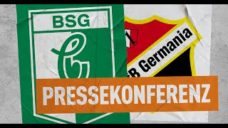 Die Pressekonferenz nach der Partie BSG Chemie Leipzig  Germania Halberstadt 13052023 [upl. by Puri]