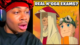 HIRUZEN WASNT PLAYING ABOUT THE EXAMS NARUTO UNHINGED PART 4 REACTION [upl. by Haik]