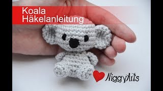 NiggyArts  Koala Häkelanleitung [upl. by Ardme]