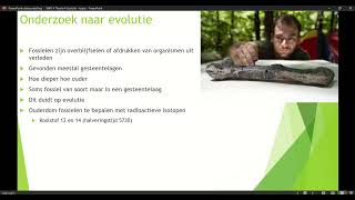 Klas 4 VWO Thema 4 Evolutie Basisstof 6 Onderzoek naar evolutie deel 2 [upl. by Ellery]