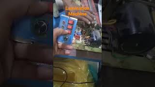 How to Check Lamination Machineshortstips easy tricks electric [upl. by Ahsial]