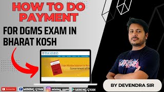 HOW TO DO PAYMENT FOR DGMS IN BHARAT KOSH [upl. by Odel468]