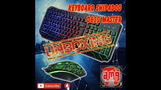 Keyboard Shipadoo D620 Master  Unboxing  AMG Official TV [upl. by Lashonde]