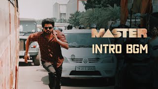 Master  Intro Background Music  HQ  Thalapathy Vijay  Anirudh  Master BGM [upl. by Brunk]