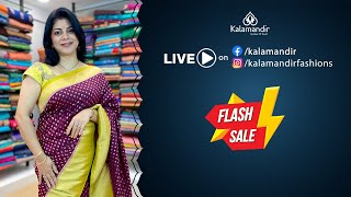 Flash Sale  WhatsApp Number 9852 9852 99  Kalamandir Sarees LIVE [upl. by Mersey]