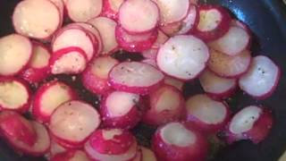 Fried Radishes low carb [upl. by Subocaj331]