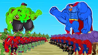 Evolution of HULK Exploring Hulks Evolutionary Power vs Team SUPERMAN  Will Who Win EXTINCTION [upl. by Yuhas127]