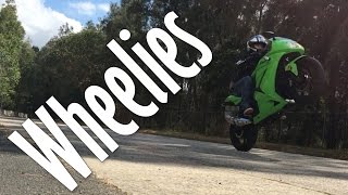 Learning Wheelies on a 250 [upl. by Ssitnerp]