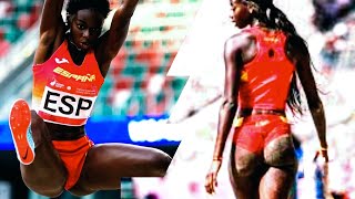 FATIMA DIAME Womens Long Jump Spanish Indoor Championships 2024 [upl. by Maximilien891]