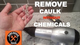 How to Easily Remove Silicone Caulk Without Using Chemicals [upl. by Nedda]