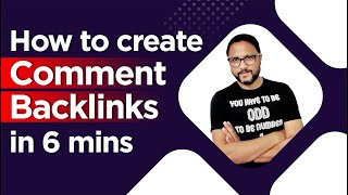 How to create comment backlinks in 6 mins  Live Session with Digital Guru Sanjog [upl. by Rianon]