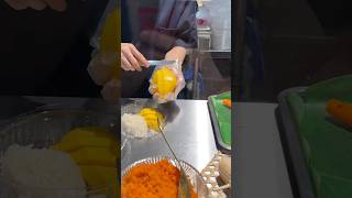 Thai Street Food Mango Sticky Rice 🥭 [upl. by Ithsav665]