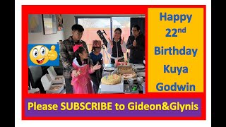 KuyaGodwins22ndBirthday GideonampGlynisWishes MemoryVerses Gizmo Milo WalkingTheDogs 😎🙏🧑👧 [upl. by Beverle]