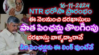 పింఛన్లు ఇక వీరికేవారికి కోత  ప్రభుత్వం ప్రకటనntr bharosaapschemsmsappathakalu [upl. by Ayahs]